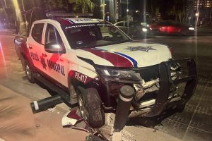 Persecución cinematográfica en Puerto Vallarta esta madrugada