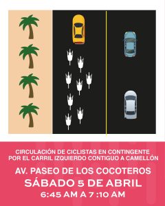 Gran Fondo Riviera Nayarit y sus medidas viales