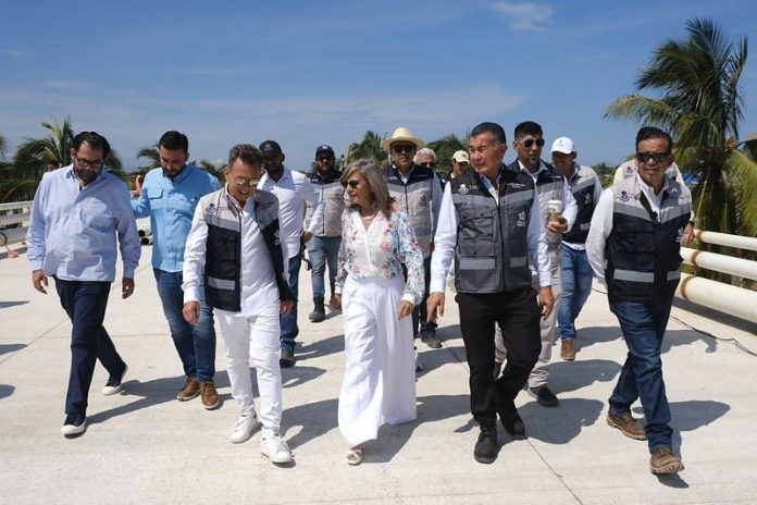 El gobernador Pablo Lemus supervisó obras del nodo vial en Puerto Vallarta y anunció la inauguración y arranque de muelles